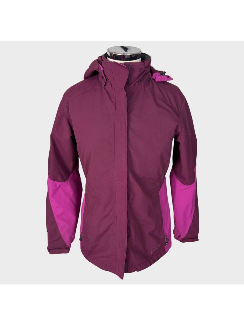 REI Womens XS Purple Hooded Winter Jacket